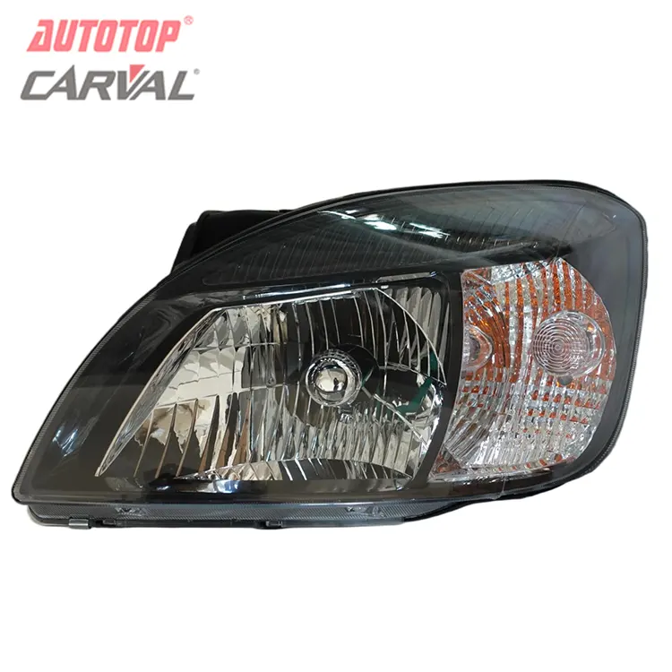 Kia Rio 2005 Hale ʻEleʻele 6-Hole Headlight Assembly